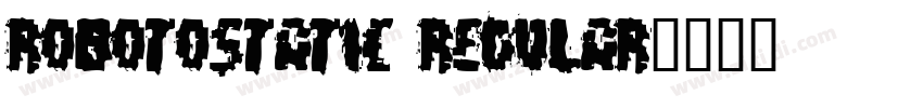 RobotoStatic Regular字体转换
